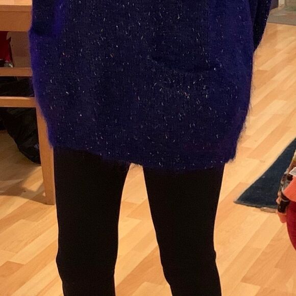 Paul et Duffier  Mock Turtle  Tunic Sweater Mohair Vintage c. 1985 - Picture 8 of 10